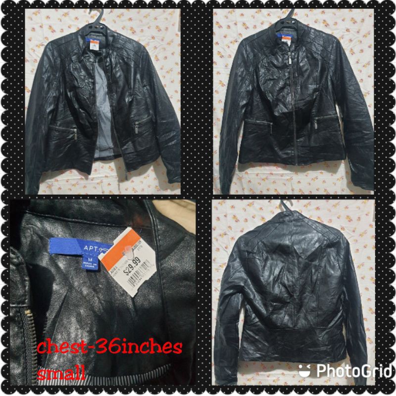 apt 9 leather jacket