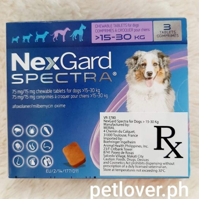 Nexgard Spectra For Extra Large Dogs (Red) 6pk 1EA Woolworths | atelier ...