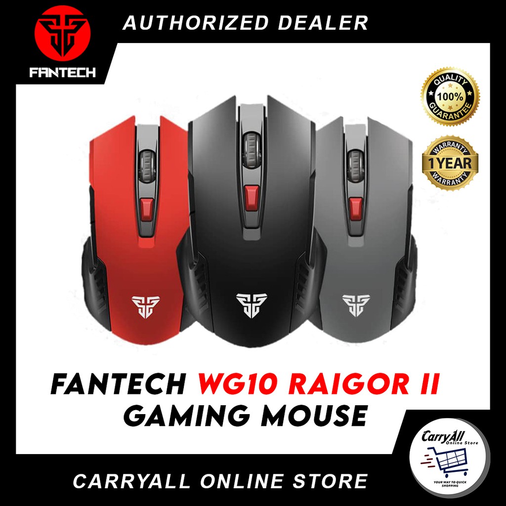 FANTECH WG10 RAIGOR II Wireless Gaming Mouse Shopee Philippines