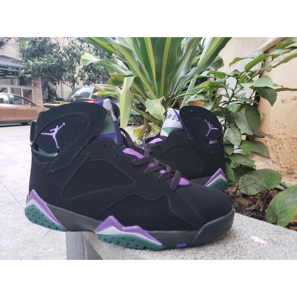 retro 7 black and purple 2019