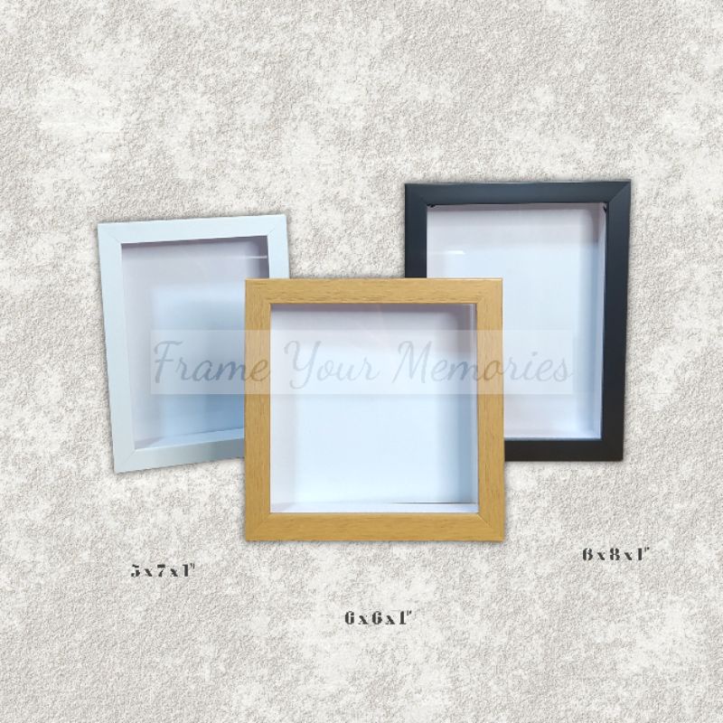 Shadow Box Frame With Free Stand And Hook 