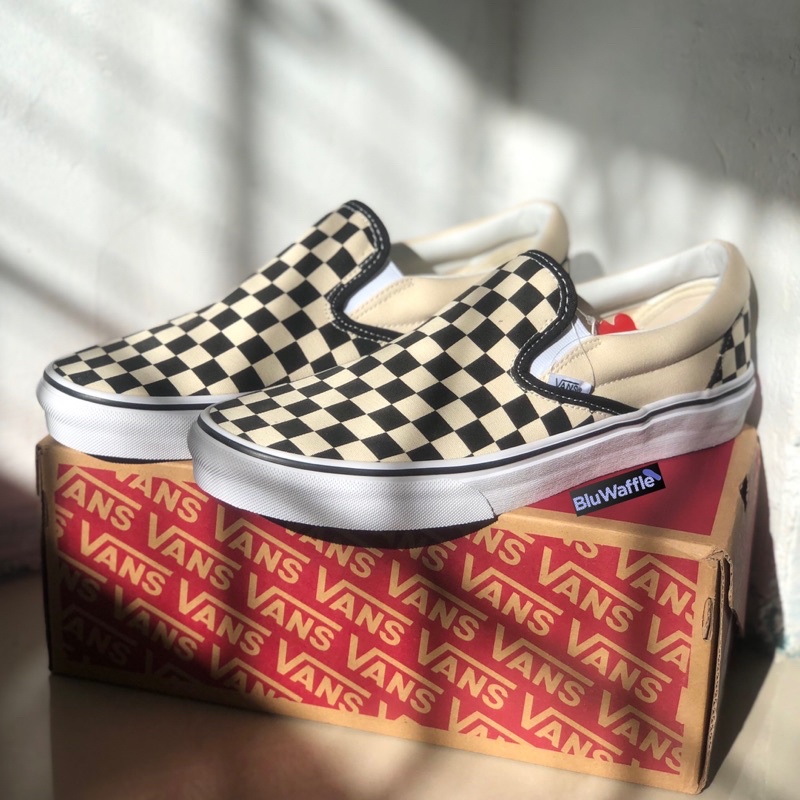 Vans checkerboard real hotsell