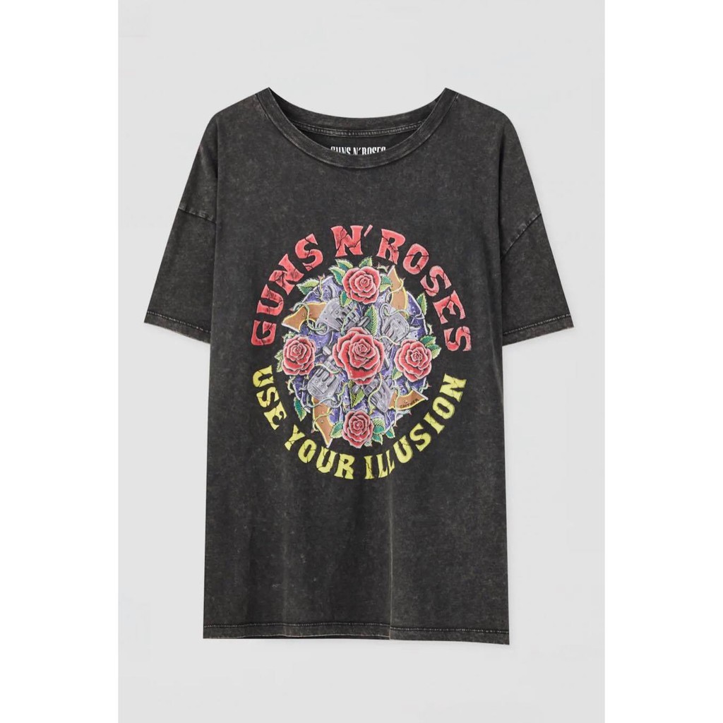 pull and bear t shirt guns n roses