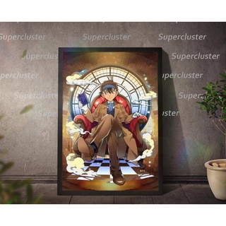 Anime Canvas Detective Conan Gold Limited Painting Poster Wall Print Pictures Home Decoration #2
