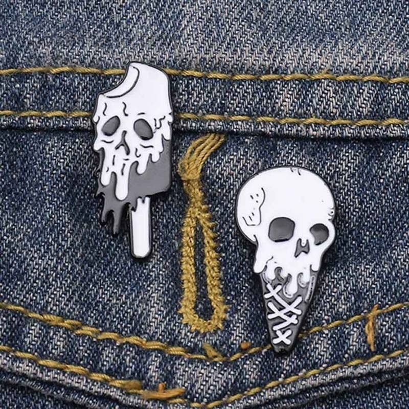 denim shirt with badges