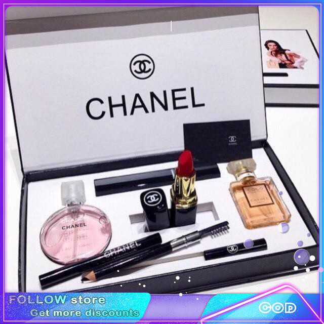 Qui] Chanel Perfume Makeup Gift Set 5 in 1 (Gift Set for Women)make up set  | Shopee Philippines