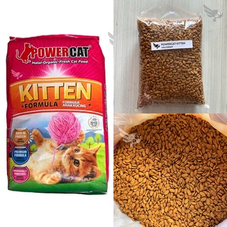 Powercat Kitten 1kg Repacked - Halal / Organic / Fresh Cat Food - For Kittens - Dry Food