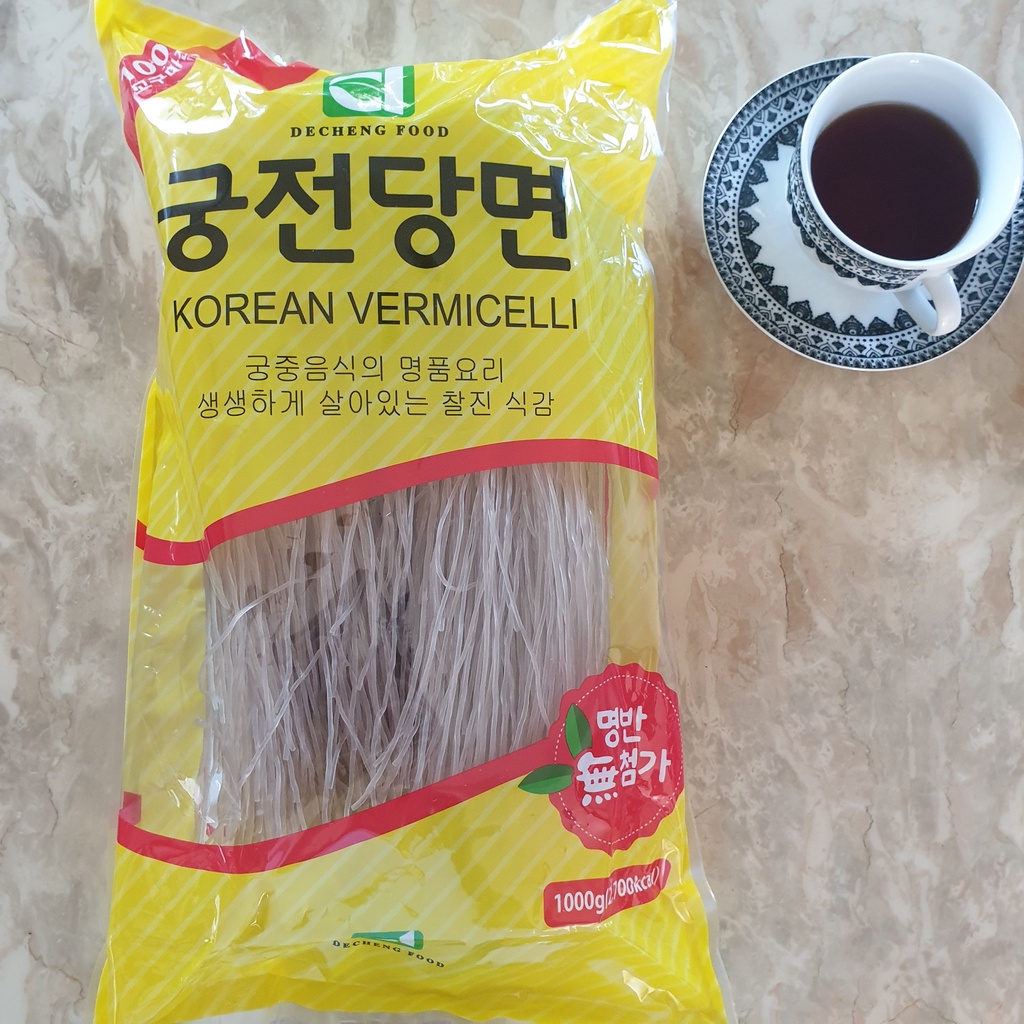 Japchae Noodles/ Dangmyeon /Koarean Glass Noodles 1kg Shopee Philippines