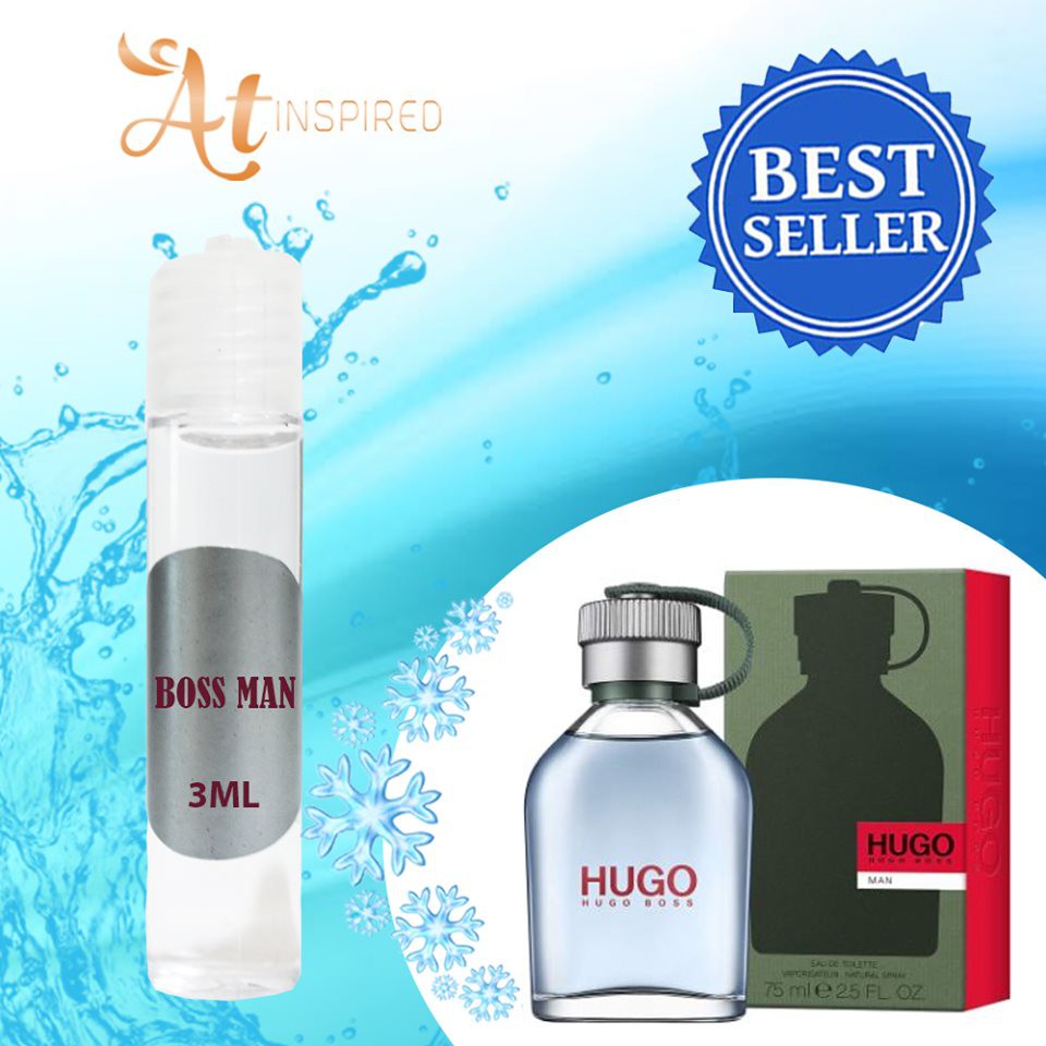 AT Perfumes Version Of Boss man Eau De Parfum for men 3ml Shopee