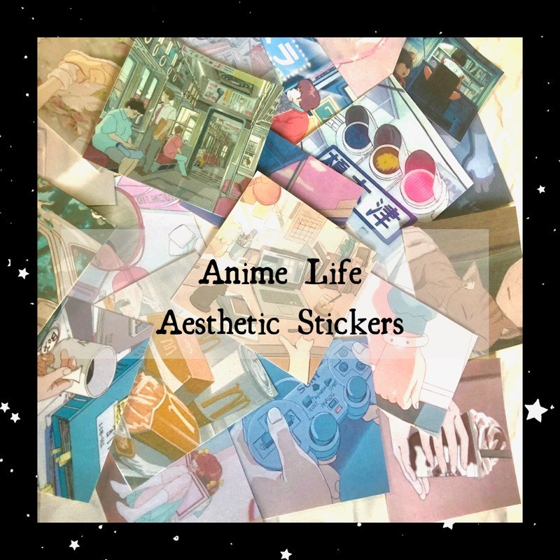 30pcs Anime Life Aesthetic Stickers // Art Trance PH ( cute stickers ...