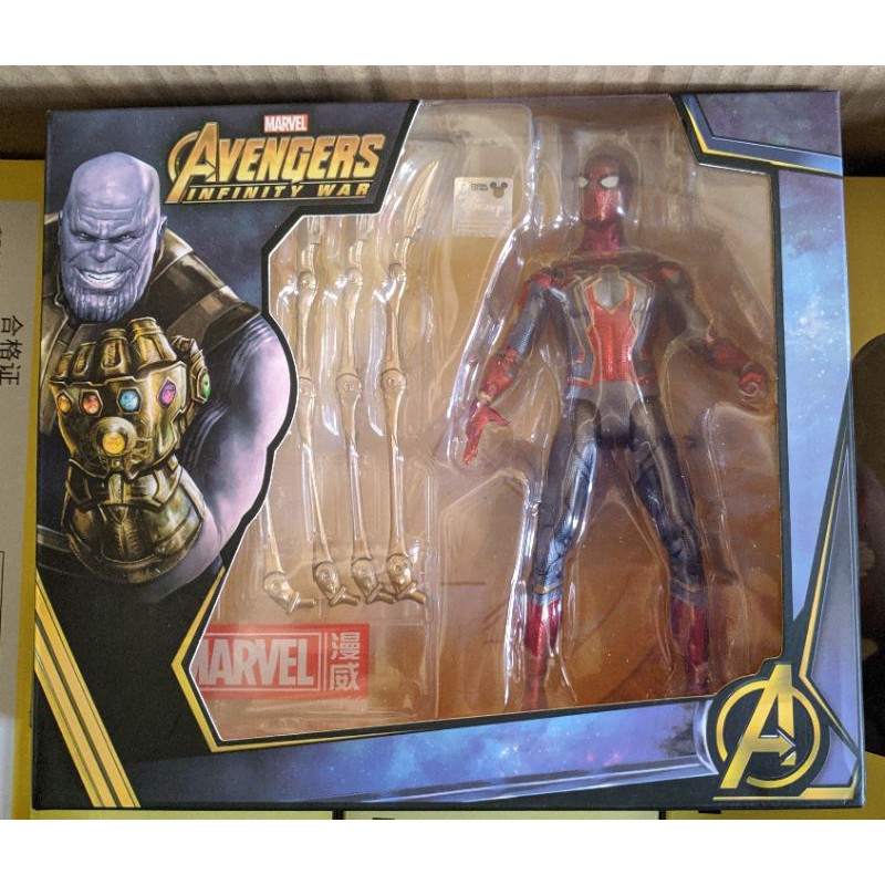 Zd Toys Infinity War Iron Spiderman Action Figure Shopee Philippines