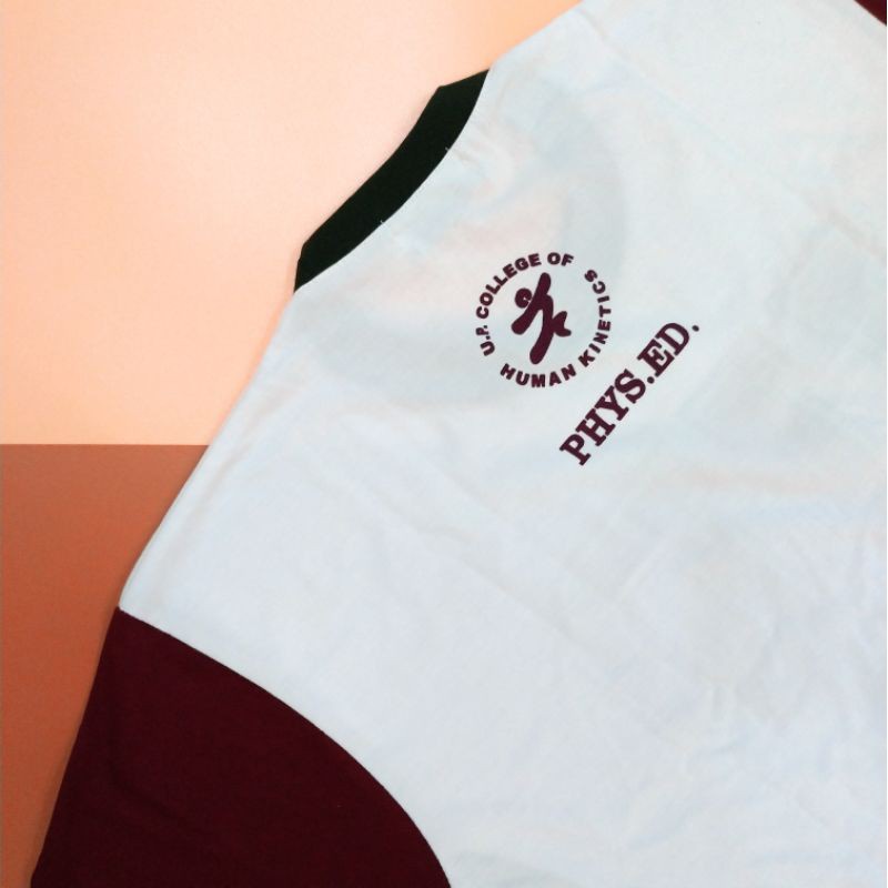 Maroons - UP PE Shirt University of the Philippines (UPD Official PE Uniform)