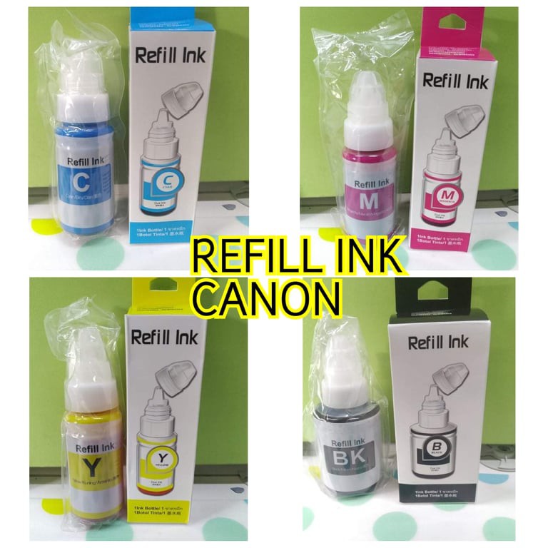 Canon Pixma Printer Refill Ink Gi 790 Compatible For G1000 G1010 G00 G02 G10 G3000 G3010 G4000 Shopee Philippines