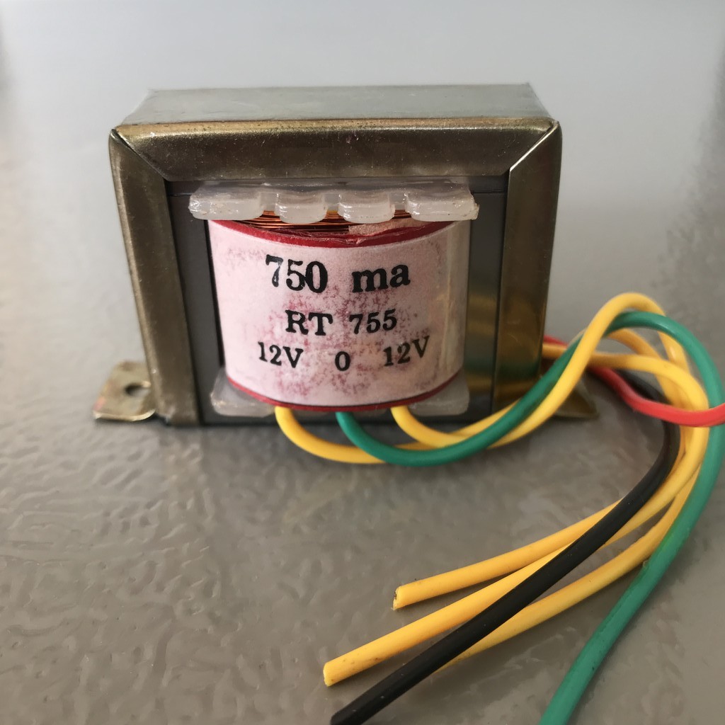 220v to 12v transformer / 750MA 12v X 2 Center Tap Transformer