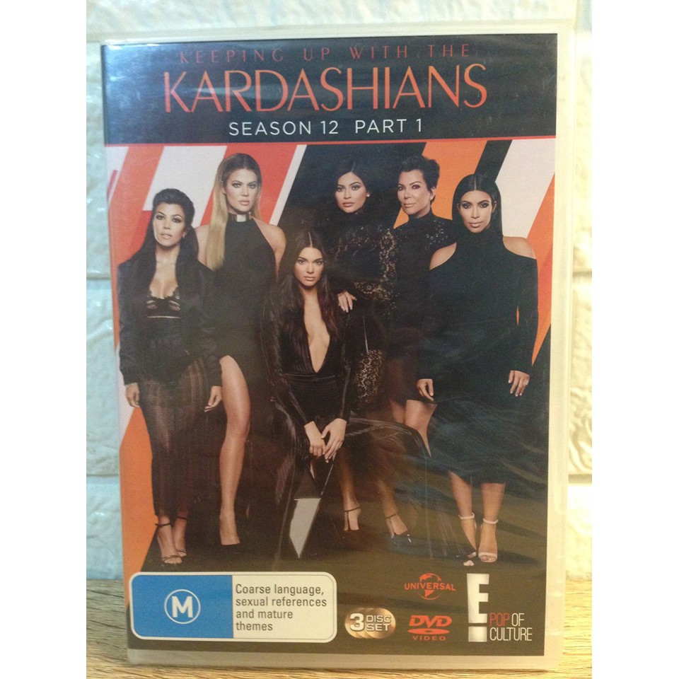 Original Dvd Tv Series Keeping Up With The Kardashians Season 12 Part 1 Shopee Philippines