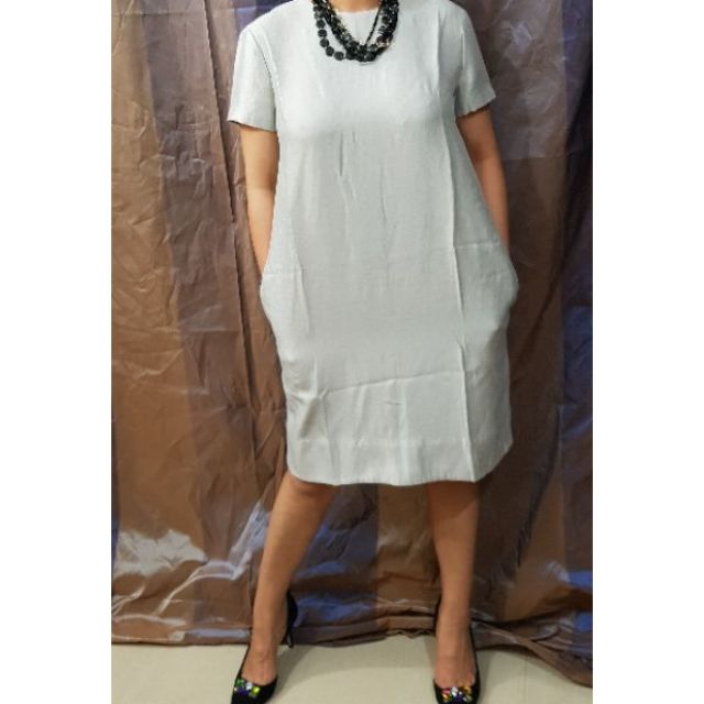 cos silver dress