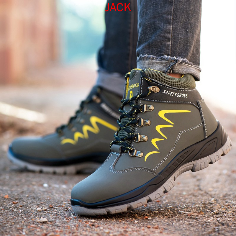 steel cap hiking boots