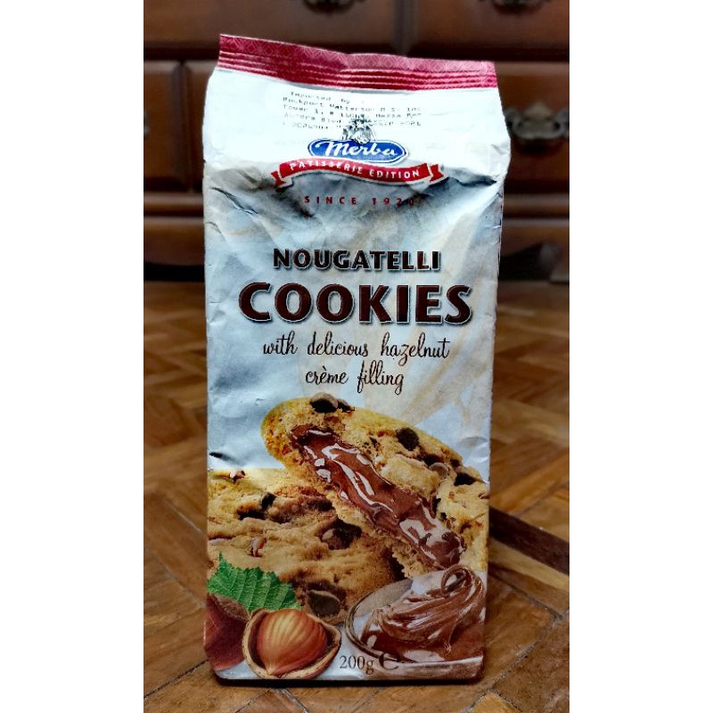 MERBA PATISSERIE EDITION NOUGATELLI COOKIES 200G | Shopee Philippines