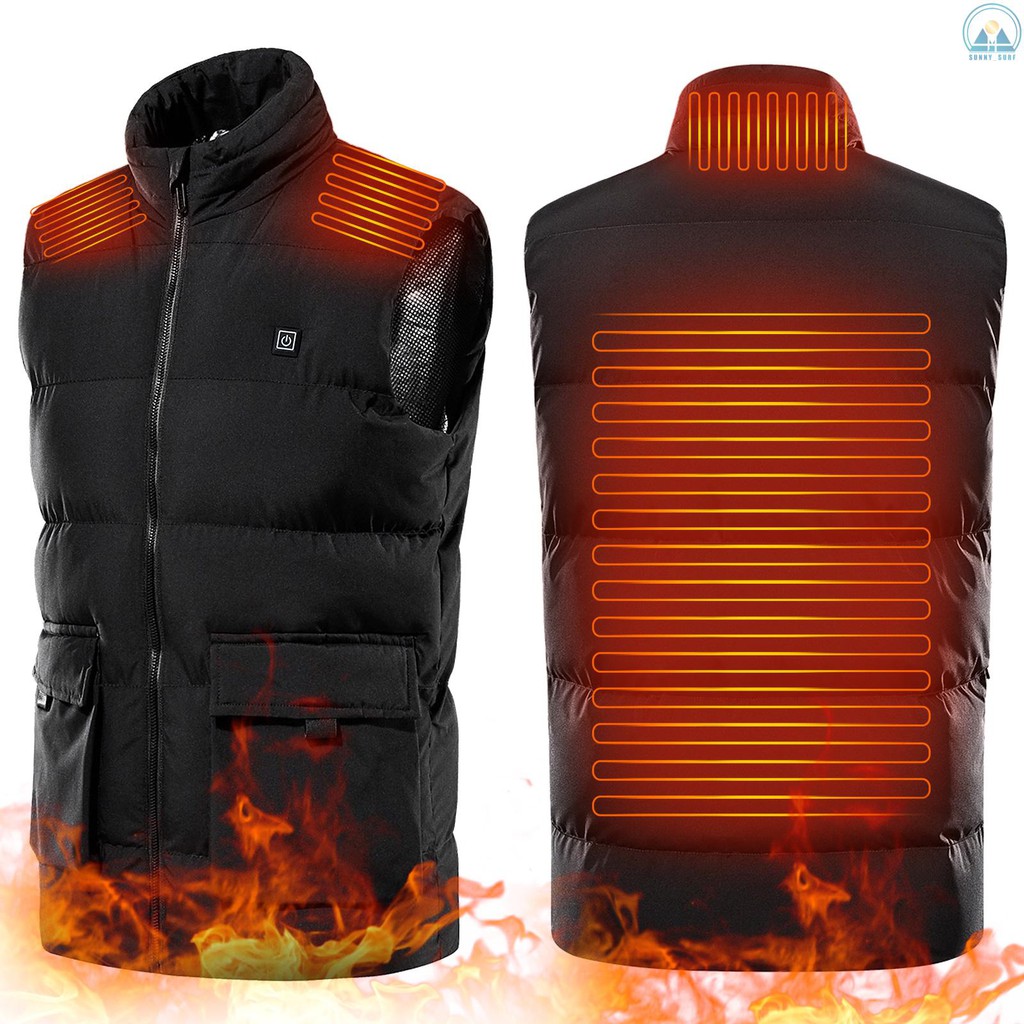 Sunny USB Heated Vest Portable Heating Warm Vest Electric ...
