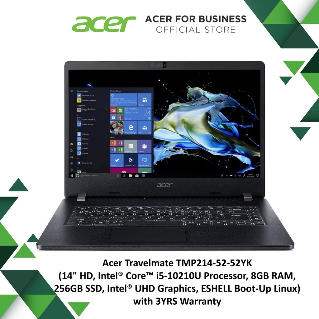 Acer Travelmate TMP2145252YK NEW (i510210U/8GB/256GB SSD/14"/ ESHELL