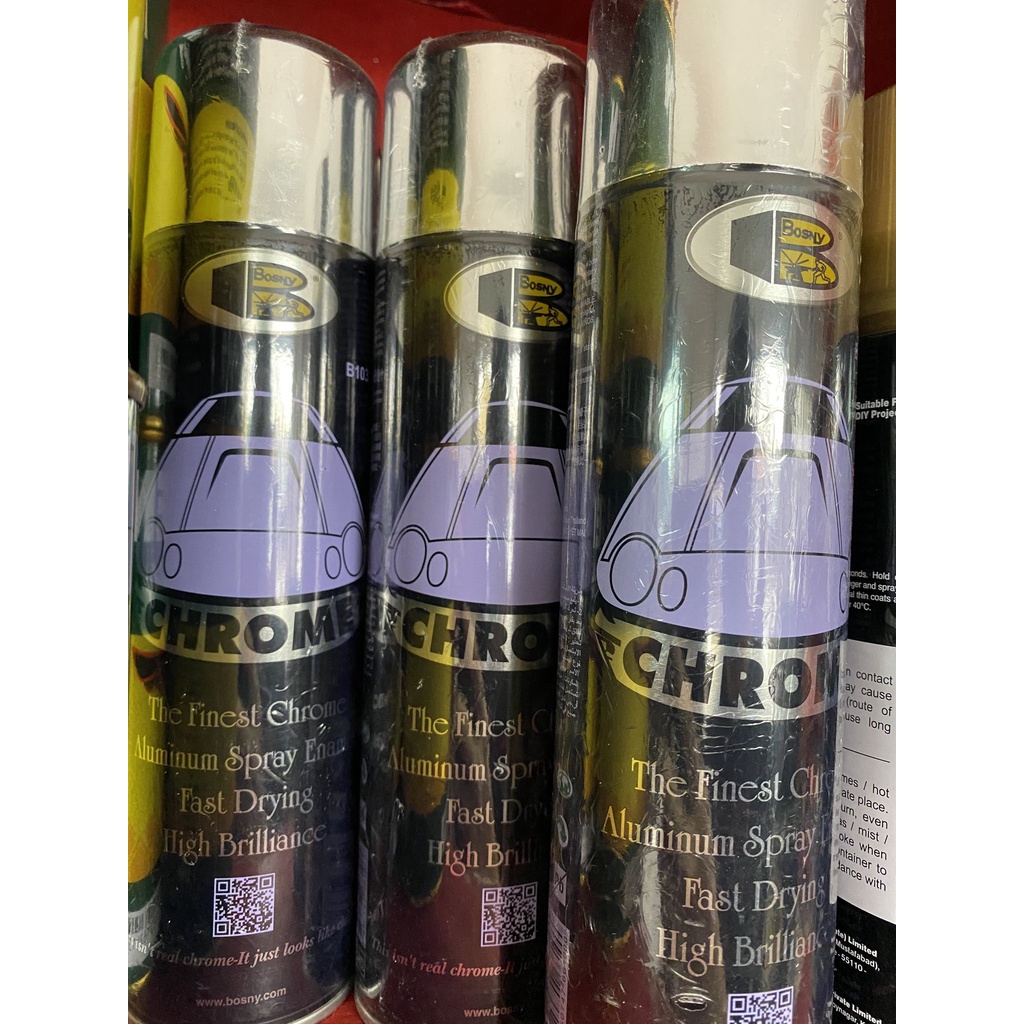 BOSNY Chrome Spray Paint Shopee Philippines