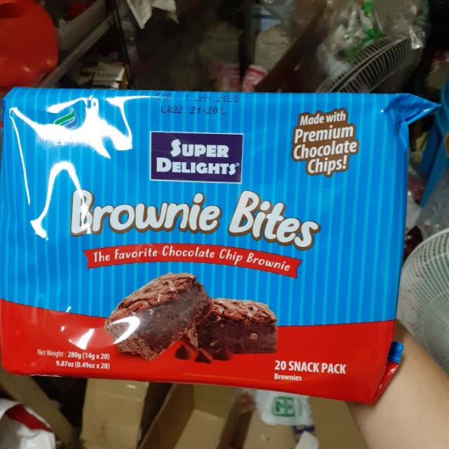 Brownies bites 20 snack pack Shopee Philippines