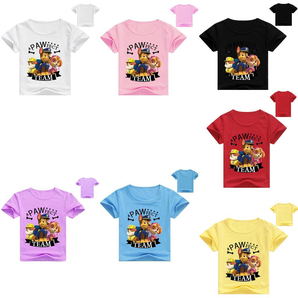 paw patrol kids shirt