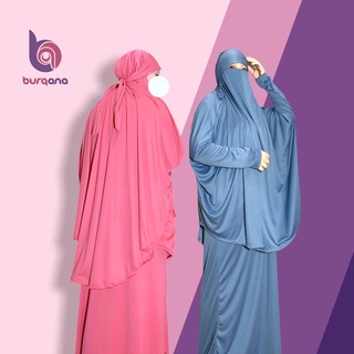 BURQANA Safiyyah multi-functional Mukna prayer set Muslim Dress for Women Fit up to Plus Size