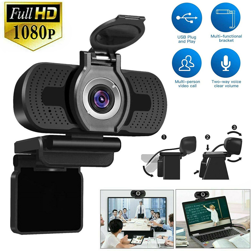 1080P HD 4K Wide Angle USB Webcam with Microphone Web Cam For Computer