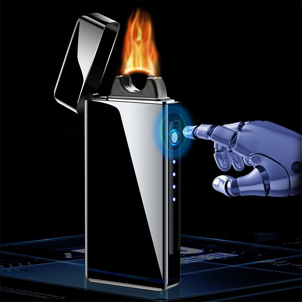 Metal Arc Flame Lighter USB Rechargeable Plasma Flameless Lighter