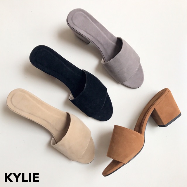 MikaylaShoppe Kylie Block Heels | Shopee Philippines