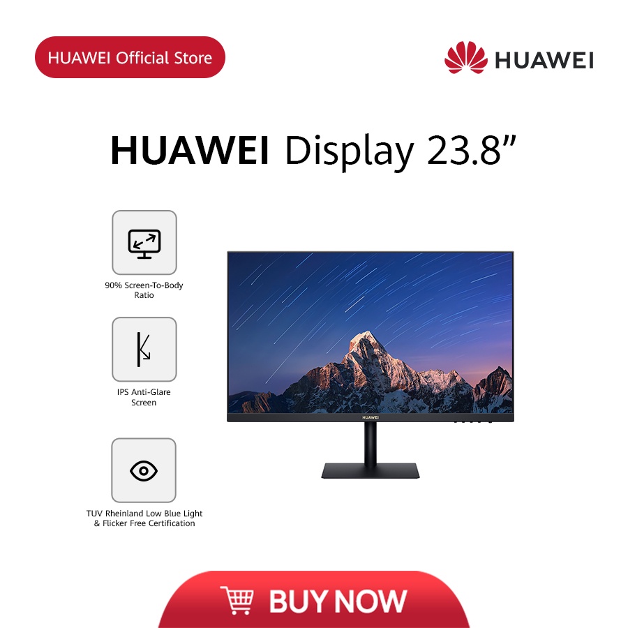 HUAWEI Display 23.8 Inch Monitor | 75Hz Refresh Rate | Full HD Monitor