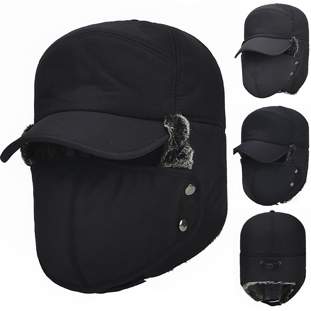 women's baseball cap with ear flaps