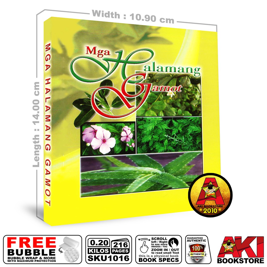 Authentic Mga Halamang Gamot Binagong Edisyon C 2004 M R Enriquez Aurora T Sta Maria Shopee Philippines