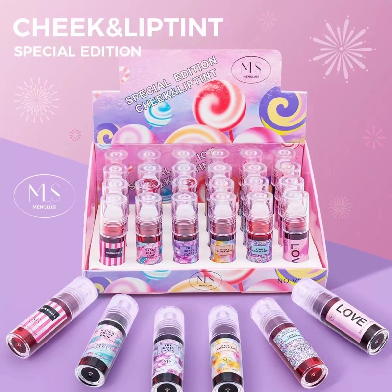 24 pcs lip tint per box Roll on Lip & Cheek Tint 1 box 24 pcs Long lasting Lip Tint Shopee