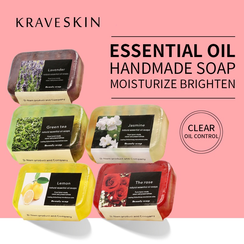 Beauty Soap Oil Control Cleansing Soap Bath Essential Oil Handmade Soap