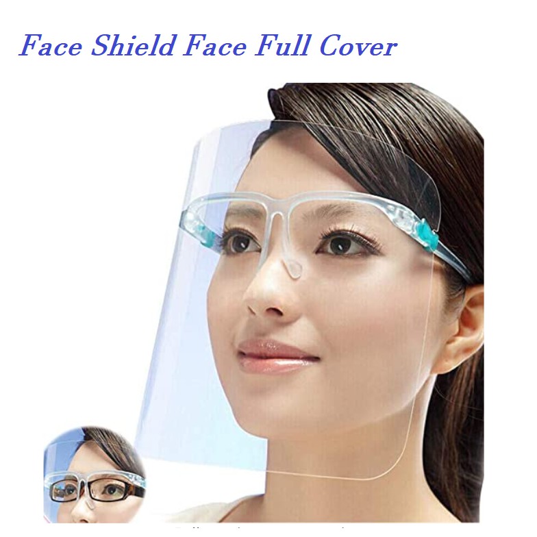 (COD) Frame type Face Shields Anti-fog Full Face Shield Washable Face ...