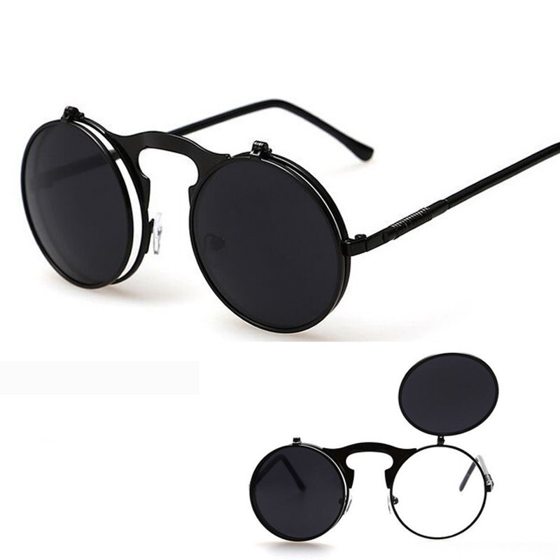 round flip sunglasses