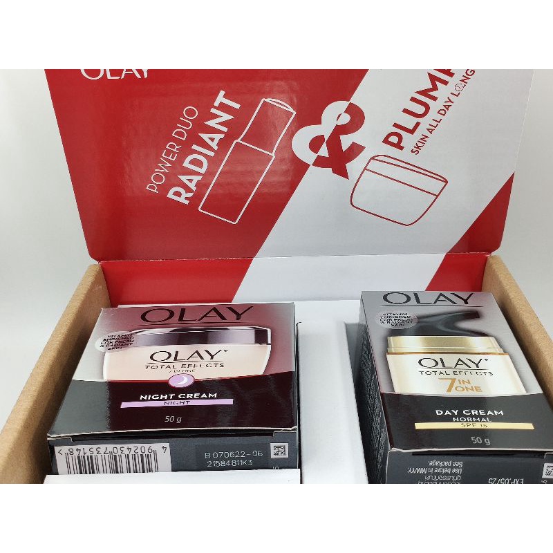 Olay Total Effects 7 in One  Day and Night Cream 50g + 50g  Bundle Set