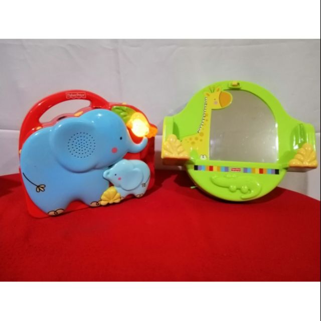 Fisher Price Luv U Zoo Crib N Go Projector Soother Shopee