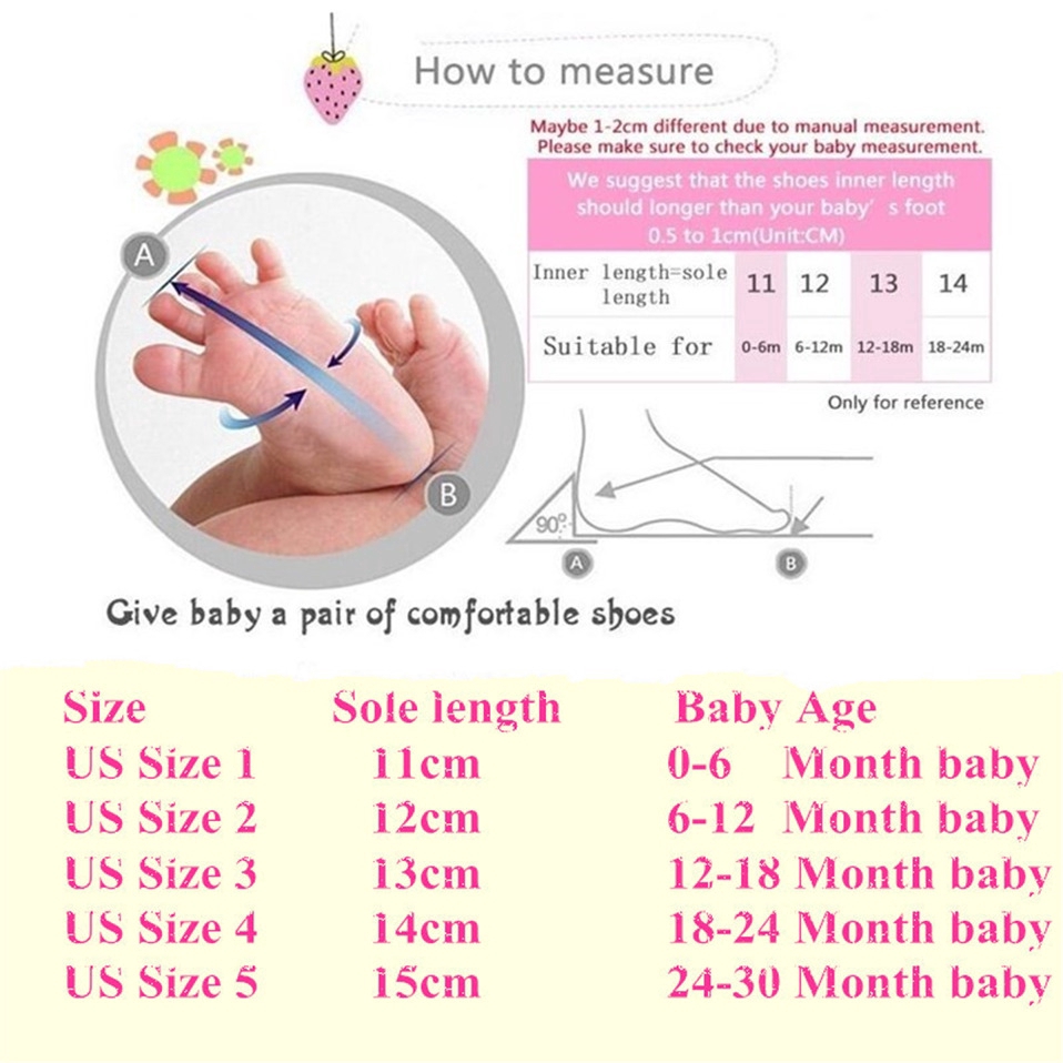 6 month old shoe size us