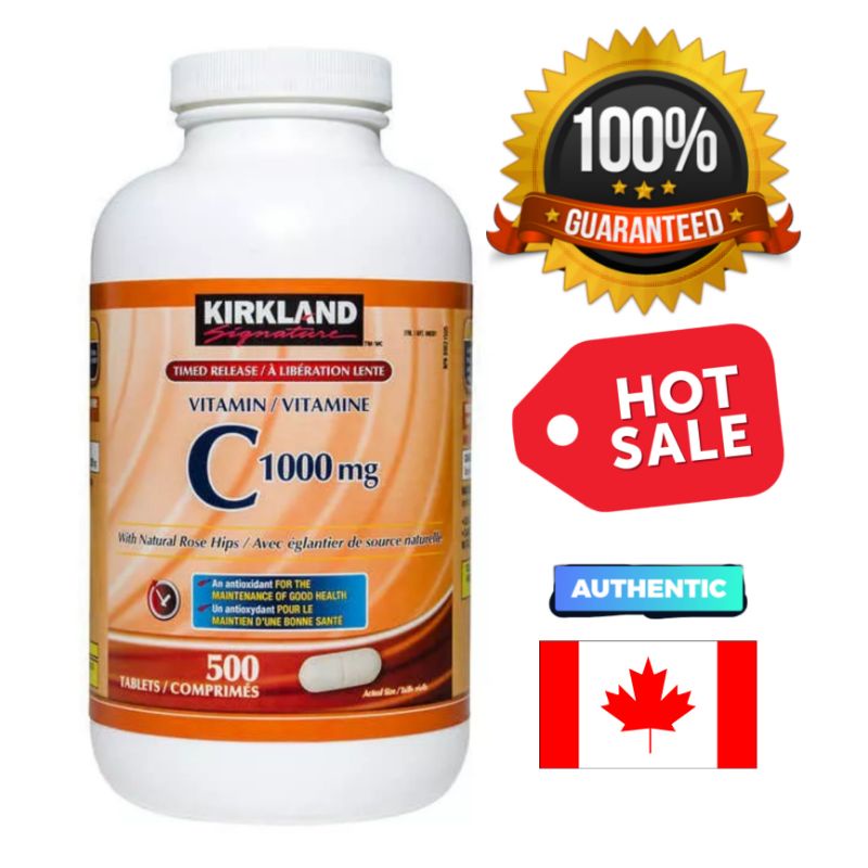 Kirkland Vitamin C 1000mg 500 tabs (COSTCO CANADA) Shopee Philippines