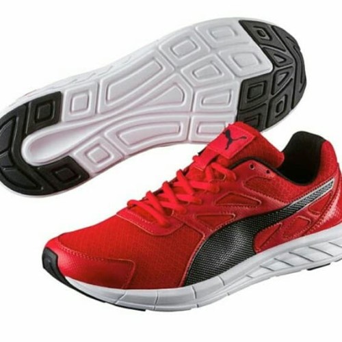 Original Puma Driver Men Running Shoes - Black Red | 189061-06 | Shopee ...