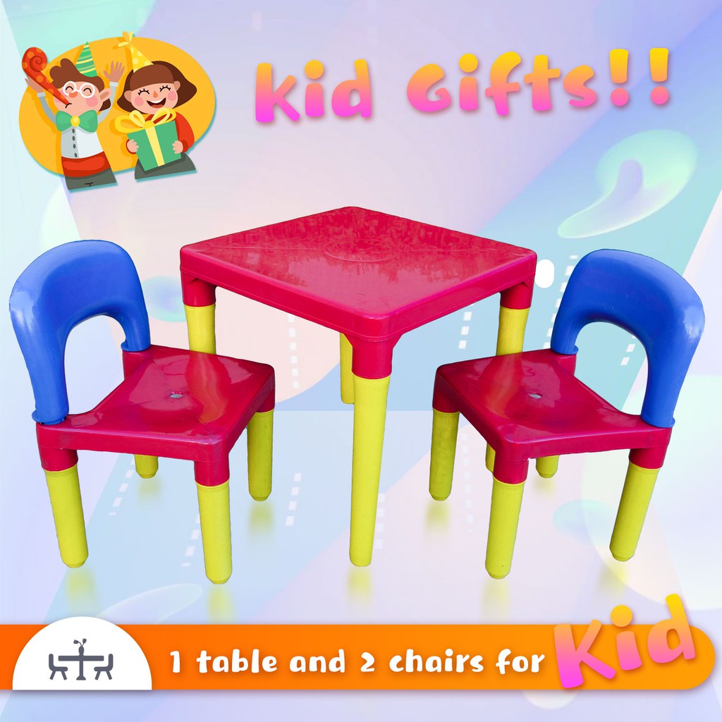 Kids Study Table With 2 Chairs Kids Table And Chair Set Kiddie Table Set Study Table With Chair For Shopee Philippines