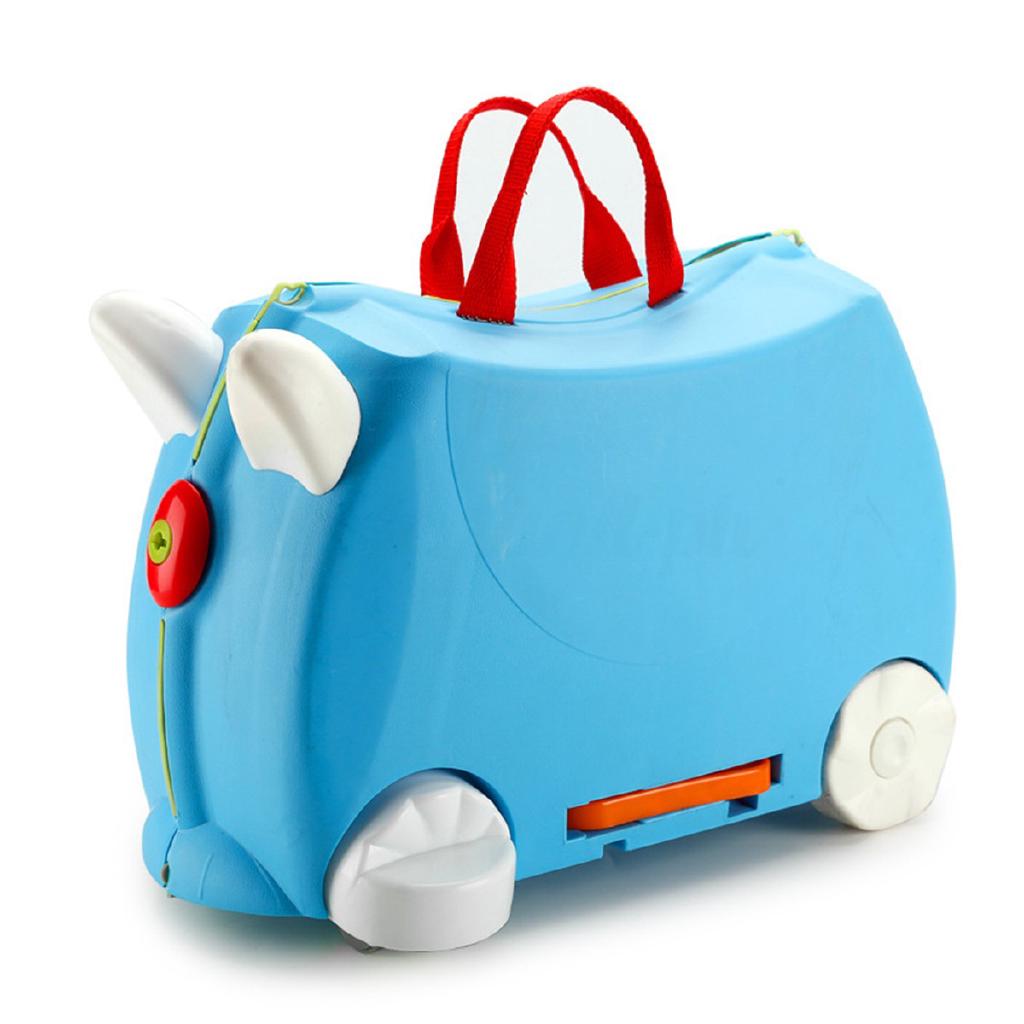 Ride On Suitcase Toy Box Kids Children Travel Luggage Green Shopee