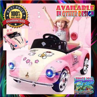 Rechargeable Pink & HK Volkswagen Car for kids fronlineshop
