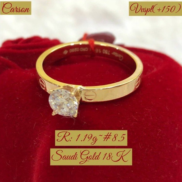 Jewelry Necklace 18k Saudi Gold Cartier Engagement Ring Shopee Philippines