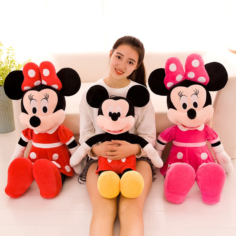 mickey and minnie mouse stuffed toys