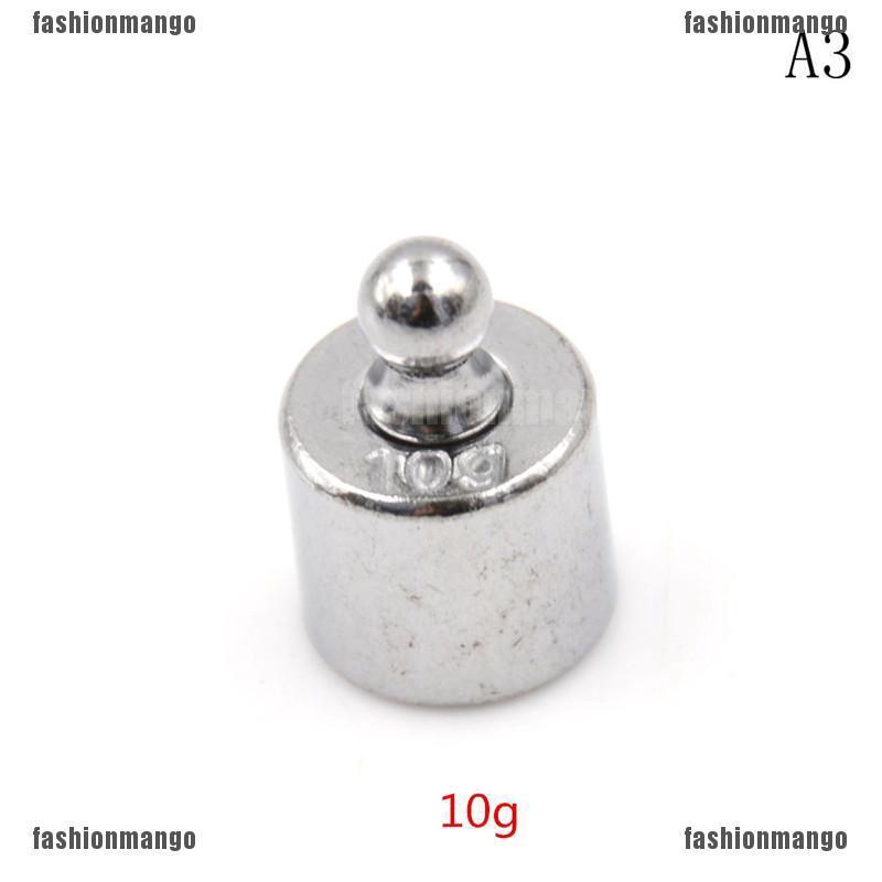 10g 100g 200g 500g For Weigh Scale Silver Calibration Weight Chrome Plating Gram 