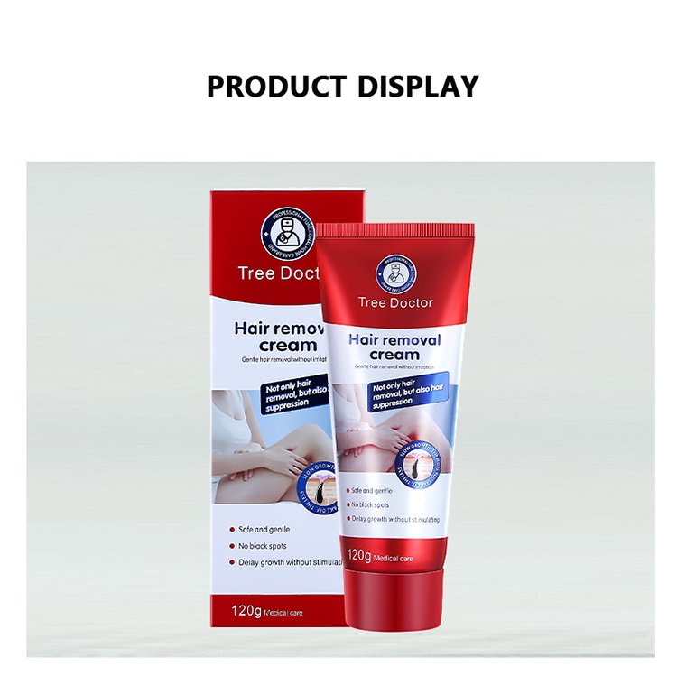 Painless Hair Removal Cream Permanent No Residue Depilatory Cream Men